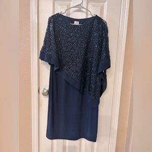 Dressbarn Navy Blue Cocktail Dress, size 6,